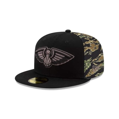 Sapca New Era New Orleans Pelicans NBA Camo Panel 59FIFTY Fitted - Negrii